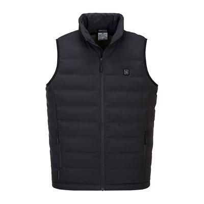 Portwest Ultrasonic Heated Tunnel Bodywarmer, Black, Size S, Each (S558BKRS)