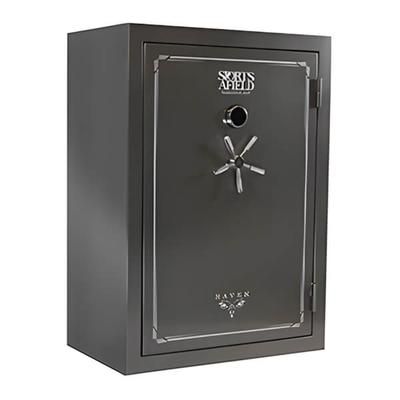 Sports Afield Haven 48-Gun Safe with Electronic Lock (Metal Grey)