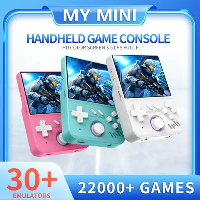 MY MINI Retro Handheld Video Game Console 3.5-inch IPS Screen Linux System RK3326 Chip Portable Classic Handheld Video Player