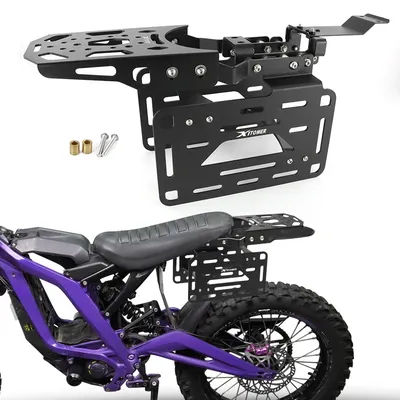 Mortorcycle Rear Rack Luggage Rack For Surron light bee X Segway X160 X260 Electric Dirt Bike Carrier Saddlebag support racks