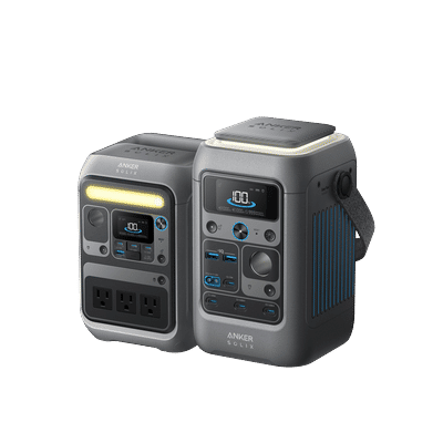 Anker SOLIX C300 Portable Power Station + C300 DC Portable Power Station