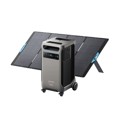 Anker SOLIX F3800 Plus Solar Generator + 400W Solar Panel