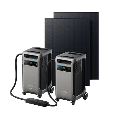 2× Anker SOLIX F3800 Plus + Double Power Hub + 2× 440W Rigid Solar Panel