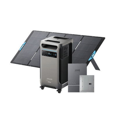 Anker SOLIX F3800 Plus + Smart Home Power Kit + 400W Solar Panel