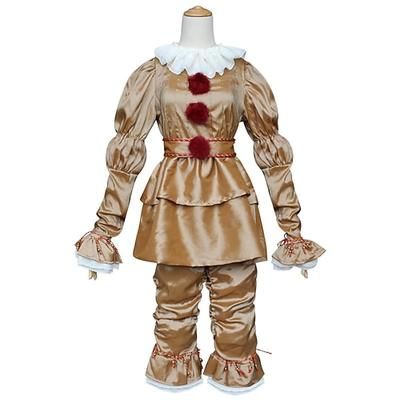 Costume di Carnevale Costume Cosplay Costume da festa Mascherata Clown Burlesque Clown Pennywise esso Abiti Cosplay Bambini Adulti Per uomo Per donna Ragazzi Mascherata martedì grasso Feste Halloween