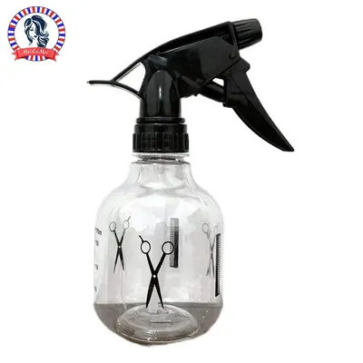 1pcs Professional Barber Spray Bottle, 250ml Adjustable Spray Storage Container for Hair, Plant and Home Cleaning