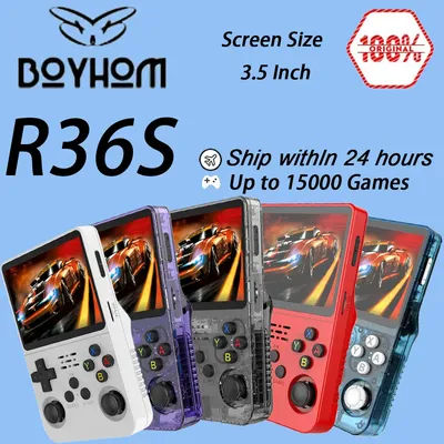 ARKOS R36S Retro Handheld Game Console Linux System 3.5Inch IPS Screen Portable Pocket Video Player 64G/128G/256G Games Kid Gift