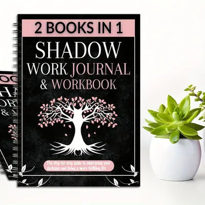 2-in-1 Shadow Work Journal & Workbook: Essential Guide to Integrate and Transcend Your Shadows, Step-by-Step Prompts Notebook