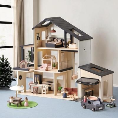 Tiny Land Wooden Dollhouse - Garage