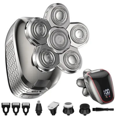 Sweker Head Shaver for Bald Men Electric Razor with Detachable Head Electric Shaver Beard Shaving Machine Gift for Him