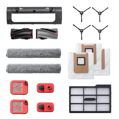 eufy Accessories Package, Side Brush, Filter, Rolling Brush for Robovac, Dustbag, Roller Mop, Dirty Water Reservoir Filter