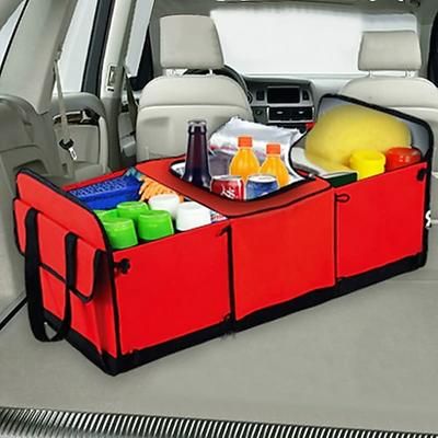 scatola di immagazzinaggio del bagagliaio dell'auto pieghevole scatola di immagazzinaggio antiscivolo per auto giocattolo borsa per la conservazione degli alimenti auto organizzare accessori per auto