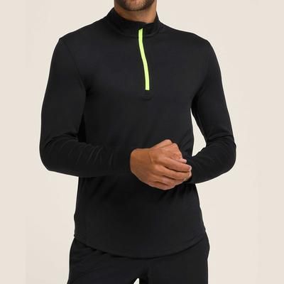 Wilson Everyday Performance Half-Zip Men's Tennis Apparel Black