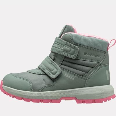 Helly Hansen Kids Bowstring Helly Tech Waterproof Boots Green 5