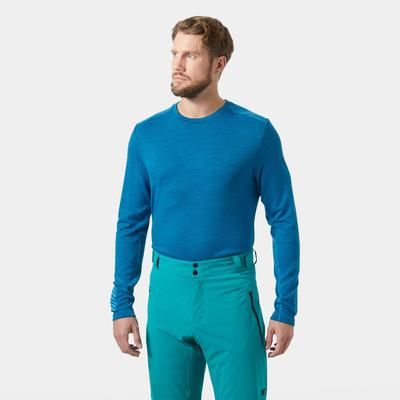 Helly Hansen Men's Lifa Merino Midweight Crew Base Layer Navy S