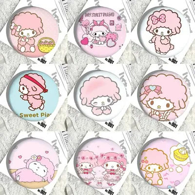 M-MY S-SWEET P-PIANO Badges Button PinsBrooch Creative Funny Quotes Badge Clothes Backpack Jewelry Gift For Kids Friends