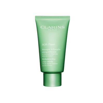 Maschera all'argilla riequilibrante SOS Pure Clarins 75ml per una pell