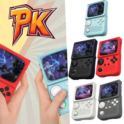 For R36T Retro Handheld Game Console 2025 New Upgrade 3.5 Inch IPS Screen 64/128G Portable Pocket Video Party Player