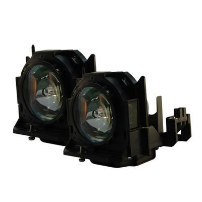 Jaspertronics™ Original Lamp & Housing TwinPack for the Panasonic PT-DX810ULK Projector - 1 Year Warranty