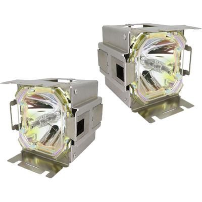 Jaspertronics™ Original R9841829 Lamp & Housing TwinPack for Barco Projectors - 1 Year Warranty
