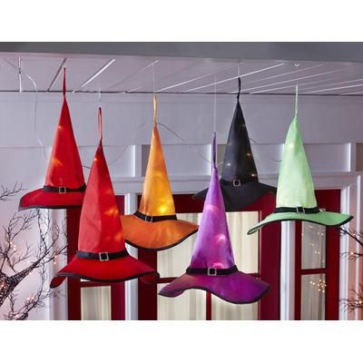 Set of 6 Witchs Hat String Lights by BrylaneHome in Multi