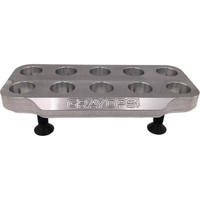 Gray Ops CNC Reloading Die Block Silver Reloading Die Block