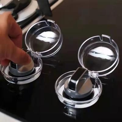 Baby Safety Stove Protector Cover Childproof Gas Stove Knob Covers And Kitchen Safety Lock white 4pcs