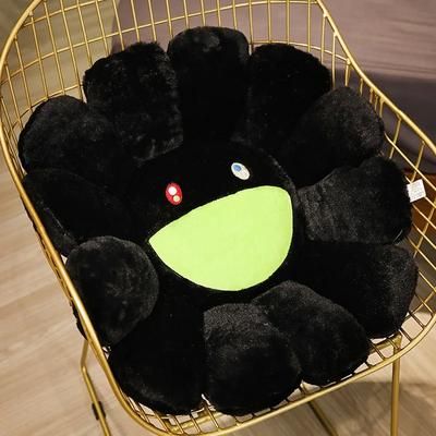 Kawaii 40cm Sunflower Stuffed Plush Toy: Cute Smile Face Cushion For Home & Auto Decor Girls' Gift 1