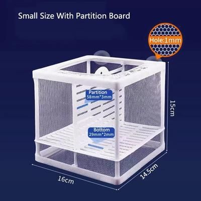 Plastic Aquarium Fish Breeding Isolation Box Tank Breeder Hatching Incubator 2