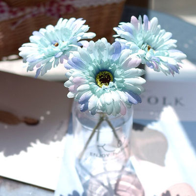 Real Touch Chrysanthemum Bouquet Blue