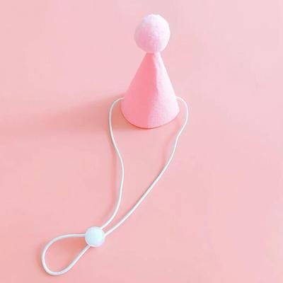 Pet Caps & Scarf For Birthday: Cute Hat, Bib, Saliva Towel Funny Props & Costume 9