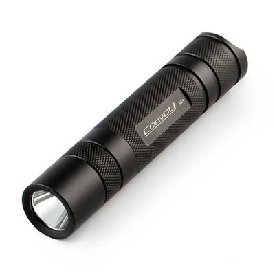 Convoy S2 Plus SST40 Flashlight: Powerful 1800lm LED 18650 Flashlight For Camping, Fishing, And Work Black No Battery 6500k