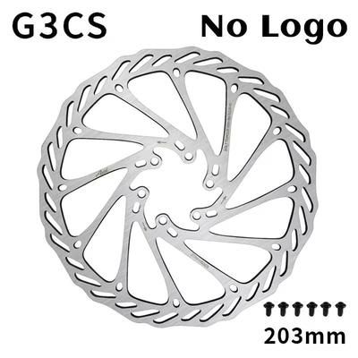 MTB Bike Brake Rotor High Strength Hydraulic Disc 160mm203mm silver 203mm