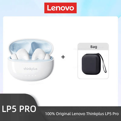 Wireless Bluetooth Earbuds With HiFi Sound And Long Battery Life lp5pro White Bag