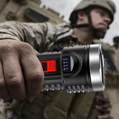 Super Bright LED Torch Tactical Flashlight Lantern USB Rechargeable & Battery Super Bright LED Torch Tactical Flashlight Lantern USB Rechargeable & Battery