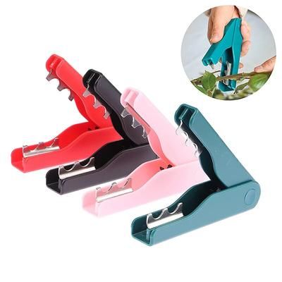 Florist Metal Rose Pincers: Safety Thorn Stripper For Stem & Leaf Pink