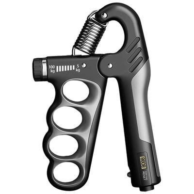 Adjustable Grip Strength Trainer 5 100KG Hand Gripper For Fitness & Recovery black