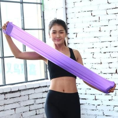 5ft Stretch Bands For Exercise, Yoga, Pilates Blue