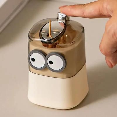 Toothpick Storage Box Automatic Pop up Toothpick Box Home Living Room Dining Room Push type Toothpick Holder eyes