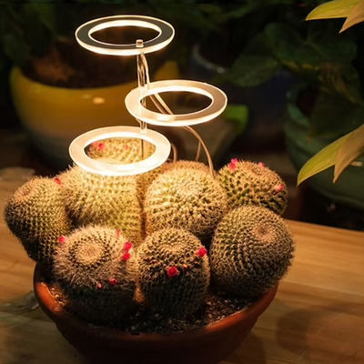 Ring LED Plant Grow Light 3 Light Heads