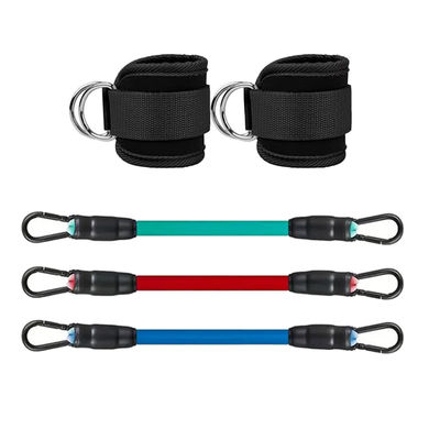 Fitness Ankle Buckle Training Device, Adjustable Leg & Hip Trainer With Secure Binding Strap For Resistance Workouts 5pcs Black