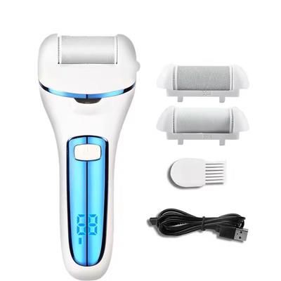 Electric Foot File Callus Remover Rechargeable Pedicure Tool blue