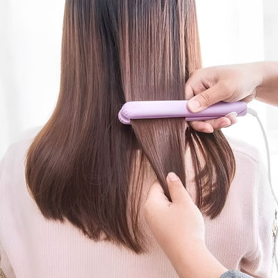 2 In 1 Hair Curler And Straightener Purple