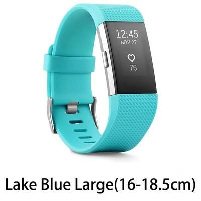 Smart Fitness Tracker Heart Rate Activity Monitor Sleep GPS Call Notification lake Blue l