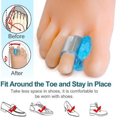 Silicone Gel Bunion Corrector Straightener Separator Pain Relief Silicone Gel Bunion Corrector Straightener Separator Pain Relief
