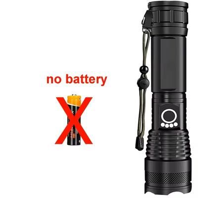 High Power Rechargeable LED Tactical Flashlight without Battery