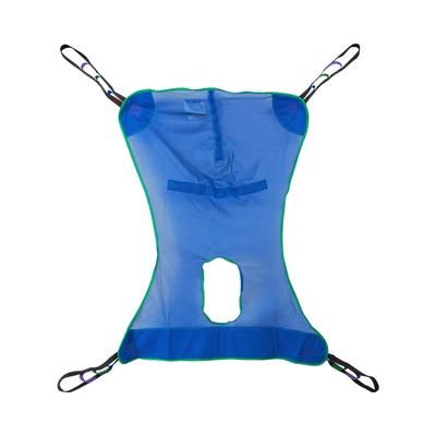 McKesson Full Body Commode Sling 4 or 6 Point Cradle Without Head Support Extra Large 600 lbs. Weight Capacity (1065250_EA)