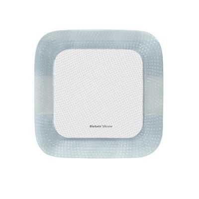 Biatain Silicone Foam Dressing 5 X 5 Inch With Border Film Backing Silicone Adhesive Square Sterile (868353_BX)