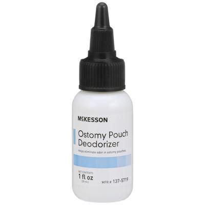 McKesson Ostomy Appliance Deodorant 1 oz., Dropper Bottle, Unscented (1081291_CS)