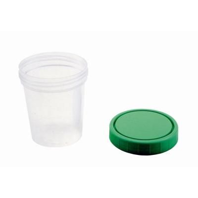 AMSure Specimen Container 120 mL (4 oz.) Screw Cap Patient Information Poly Bagged Sterile / Sterile Inside Only (488129_CS)